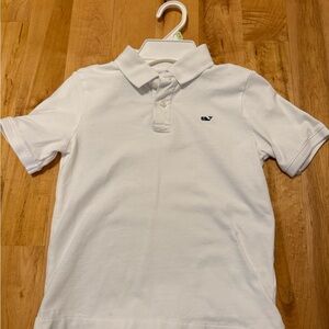 Vineyard Vines Boys White Polo Shirt with Logo
